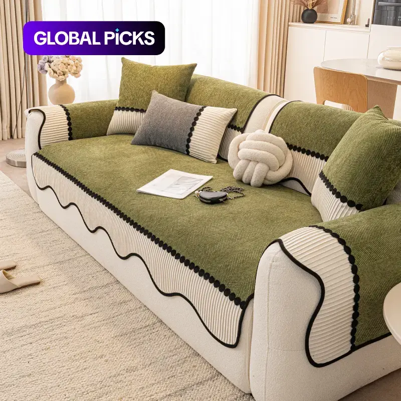 Pet-Friendly Dustproof Sofa Covers, Soft Breathable Material, Easy Installation & Quick Cleaning, Fits Single/Dual/Three Seater Sofas, Sofa Slipcover Set, Couch Slipcover #GLOBAL PICKS