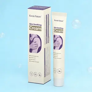 Kreain Nature Skin Soothing Gel with Indian Safflower Root & Tea Tree Leaf Extract for Dryness Itching Flaking Redness & Skin Oozing