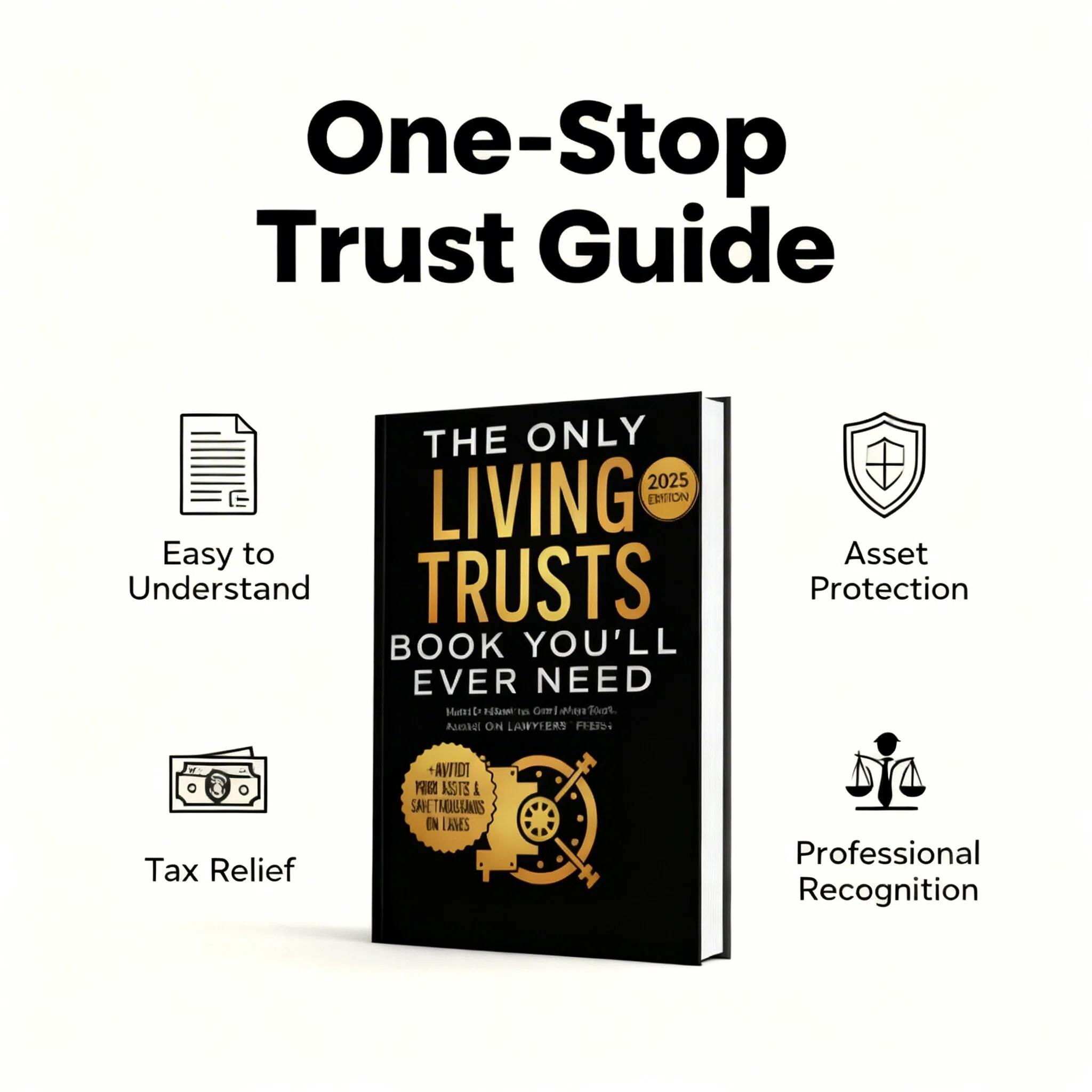 How to Create Your Own Living Trust, Essential Guide forEstate Planning, Comprehensive Step-By-Step Instructionsnotebook