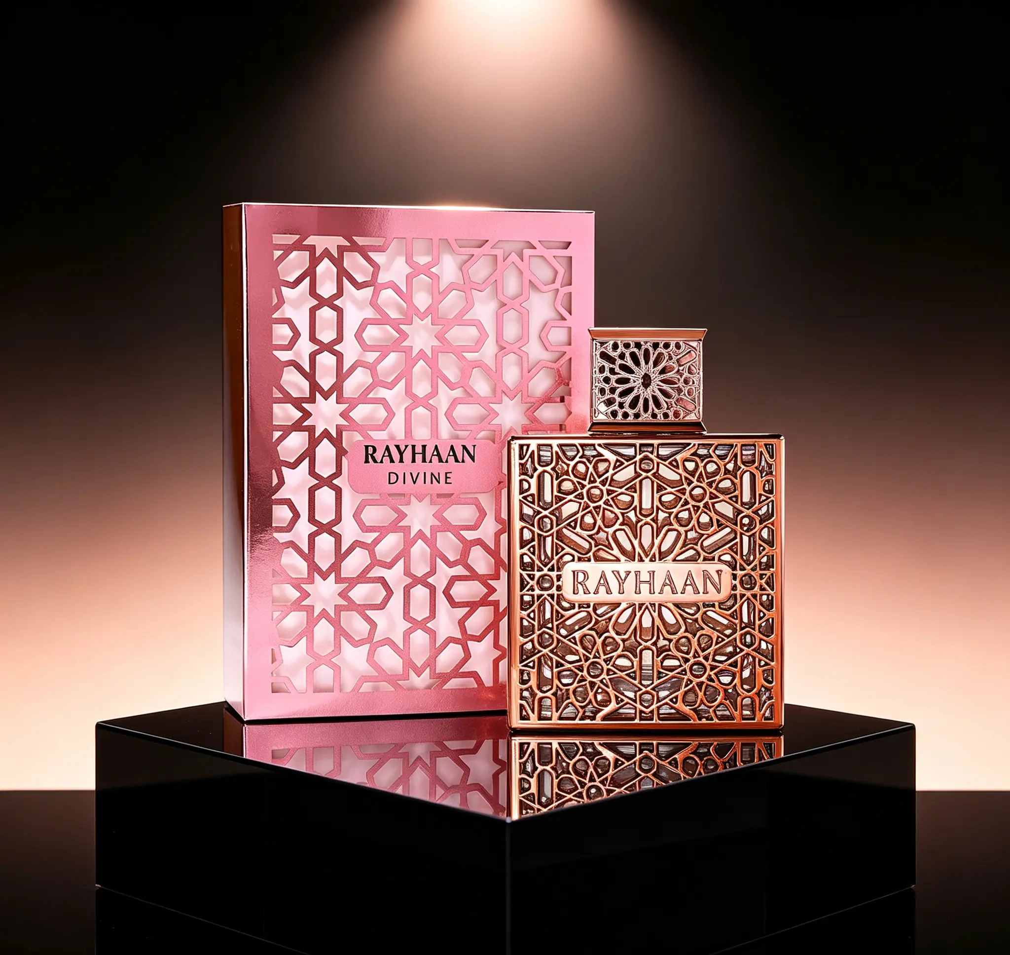 Rayhaan Divine Eau de Parfum Spray for Women, Sweet Fruity Gourmand Floral Long Lasting Ladies Perfume for Daily Wear & All Occasions, 3.4 Fl Oz /100ml