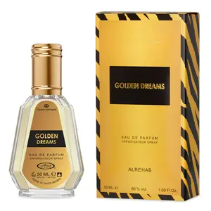Al Rehab Golden Dreams for Women Eau de Parfum Spray, 1.7 Ounce