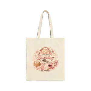 Dumpling Bag Canvas Tote — Cute Kawaii Dim Sum Grocery Shopper