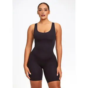 Women's suspender seamless tummy control pants