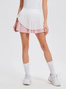 Women's Skirt Tiered Pleats High Waisted Skirts