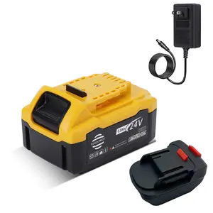Dewalt 24V 5.0Ah High-Capacity Replacement Battery Pack, Durable Construction for Dewalt 20V/24V Cordless Power Tools
