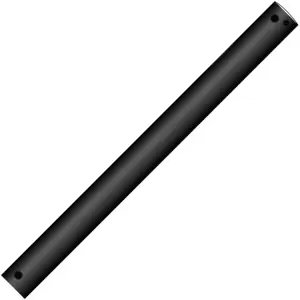 18 inch Ceiling Fan Downrod with 6 Extension Wires Unthreaded Down Rods Diameter 1 inch Black