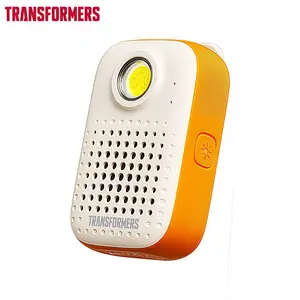 TRANSFORMERS Y07 Pro Magnetic Clip-On Speaker with Super Stereo Sound, HD Duplex Calling, Bluetooth 5.4 Low Latency, Lightweight & Comfortable Design, IP67 Waterproof, Ideal for Running, Cooking & Camping