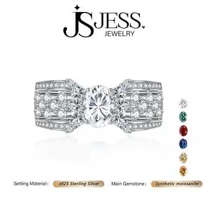 【#267】1ct Oval Cut Real Synthetic Moissanite Ring, 925 Sterling Silver Jewelry Egg Shape, Perfect Anniversary Birthday Gift for Women