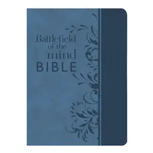 Battlefield of the Mind Bible, Blue LeatherLuxe® by Joyce Meyer [Hardcover Book]