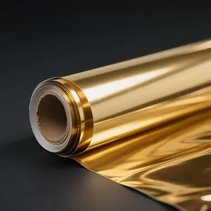 Stretchable Chrome Gold Car Wrap Vinyl - Glossy Metallic DIY Color Change Film for SUV, Truck & Motorcycle. Easy Install, Removable. Sizes: 12x60, 58x60 inches. #carwrap #dicarculture