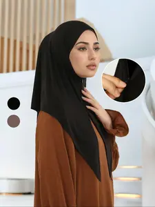 Women's Stretchable Jersey Hijab Scarf, Adjustable Elastic Design, Soft Fabric Head Wrap Suitable for, Muslims and Various Occasions, Hijab Turban
