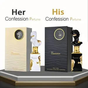 Couple Perfume Set His & Her Confession EDP 100ml Each | Long-Lasting Fragrance Gift for Him & Her curations good scent   summer fragrance men
