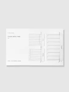 Clear Index Tabs | Vol. 1