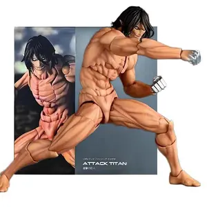 Armored Titan Figure – Revoltech Amazing Yamaguchi Attack on Titan – Movable Anime Action Figure Toy
