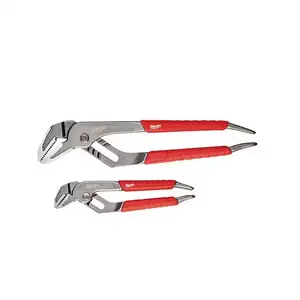 6 in. and 10 in. Straight-Jaw Pliers Set (2-Piece)