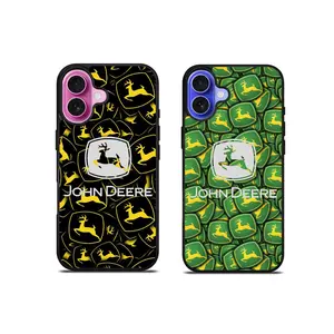 John Deere Logo Pattern Phone Case, Case Cover for iPhone & Samsung
