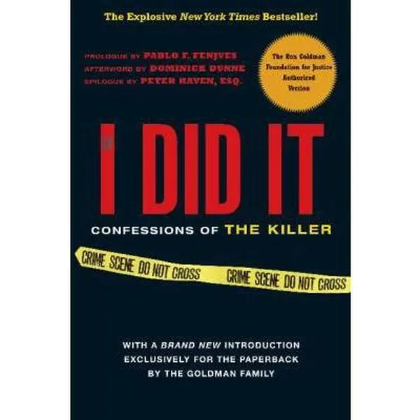 USED Hardcover Book - If I Did It: Confessions of the Killer by The Goldman Family - English (Humanities & Social Sciences, History & Culture Books)
