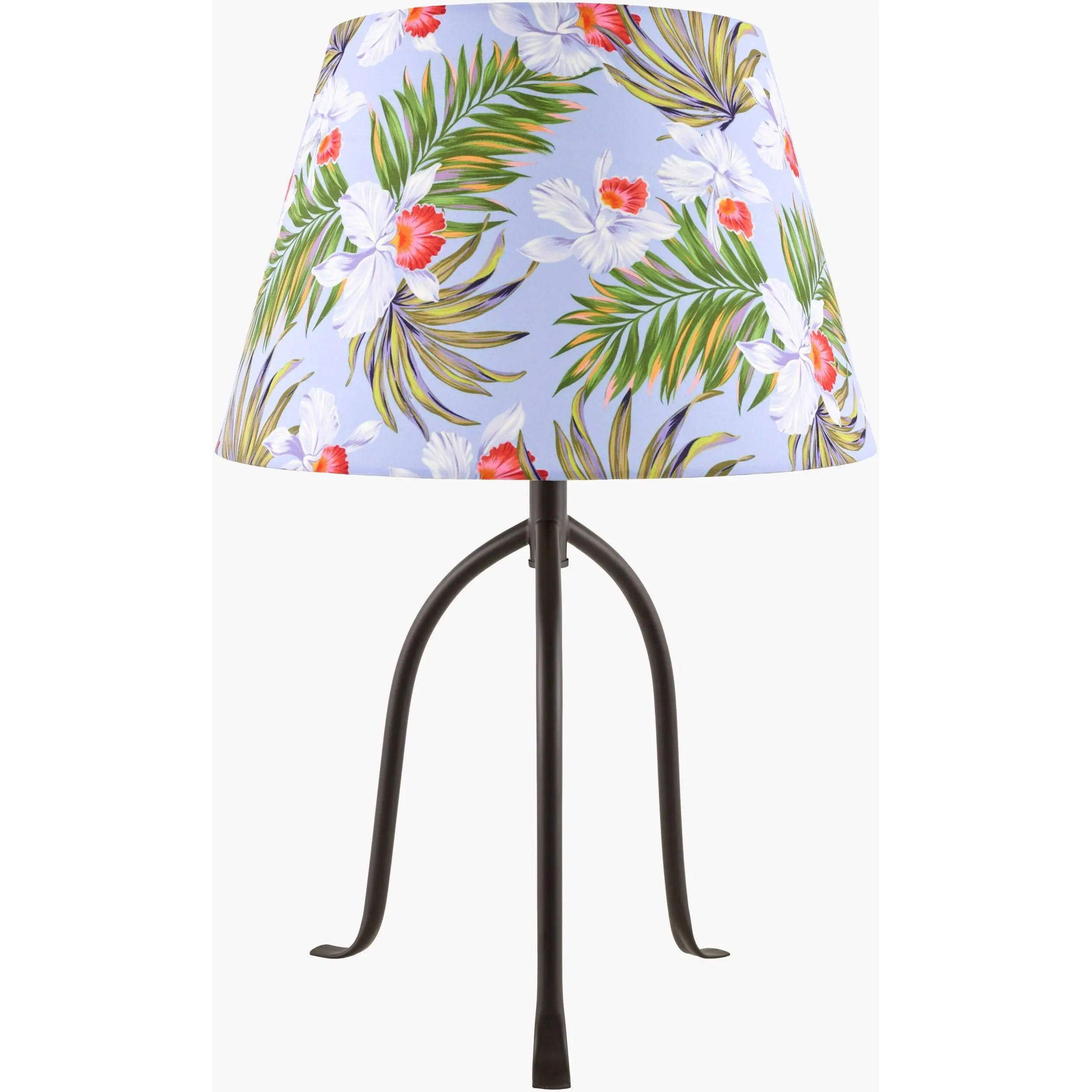 Natural Blue Fabric Ambiance Table Lamp - Traditional Indoor Decor with Linen Details, Ideal for Bedside, Console Tables, Bedroom Decor Lamp, Table Lamps