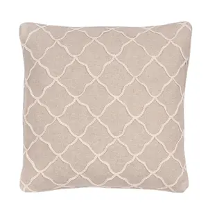 Palladium Rope Sparkle Burlap Pillow