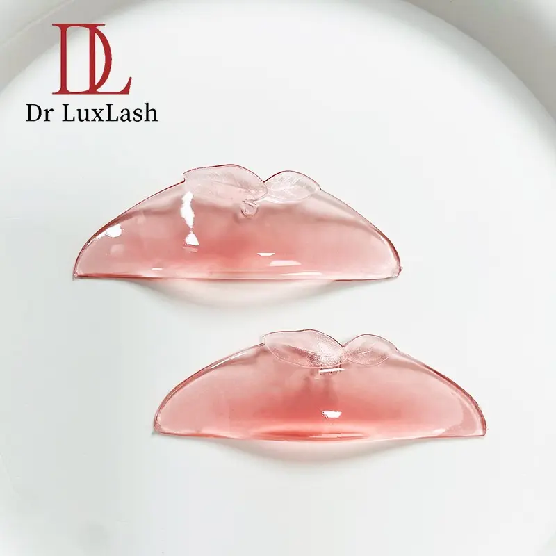2 Pairs/1 Pair Drluxlash Lash Lift Pads, Shields & Rods No Glue Self Sticky Ultra-Thin Reusable, Soft, Formaldehyde-Free Eye Patches for Eyelash Extensions & Perming, Includes Storage Case, Cosmetic Tool