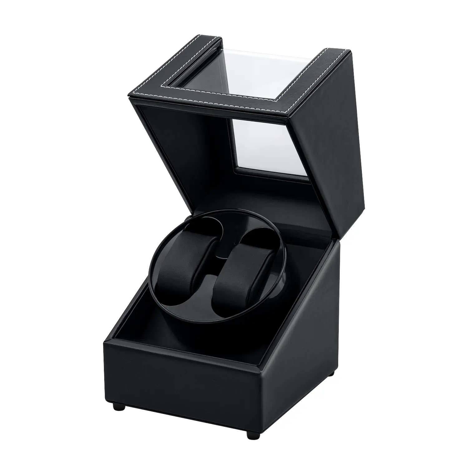 Mcbazel Watch Winder for Automatic Watches, Double Automatic Watch Winder Box with Quiet Japan-made Motor, Automatic Watch Display Storage Rotation Wristwatch Box with 2 Slots