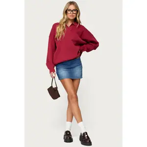 Archie Stretchy Denim Mini Skort