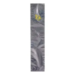 Static Shielding Open End Storage Bags (12" W x 20" L, 3.1 Mil) - Transparent, Durable, Date Coded, Electronic Components Protection - Case of 100