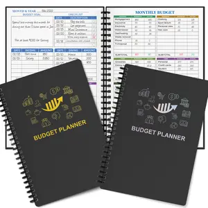 A5 Arrow Style Budget Planner Notebook with Guided Sections for Income Expense Savings Tracking Monthly Overviews Goal Progress Monitoring Finance Checklist Organizer 100gsm Paper Sturdy Cover Durable Binding