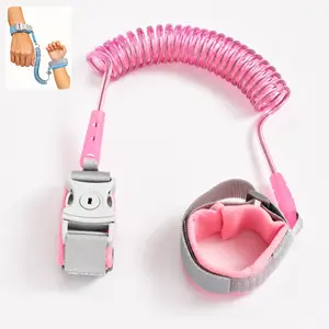 Kids Anti-Lost Wrist Link Leash 6.56FT – Reflective Safety Lock Design, Adjustable Toddler Walking Harness for Outdoor Travel