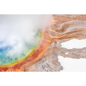 Grand Prismatic Spring Winter, Yellowstone National Park