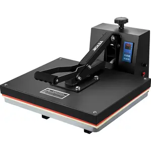 VEVOR 16x20 Heat Press, 1700W High Pressure Clamshell Heat Press Machine for T Shirts, Large Professional Digital Control Heat Transfer Machine for Sublimation, Vinyl, Heat Transfer Projects