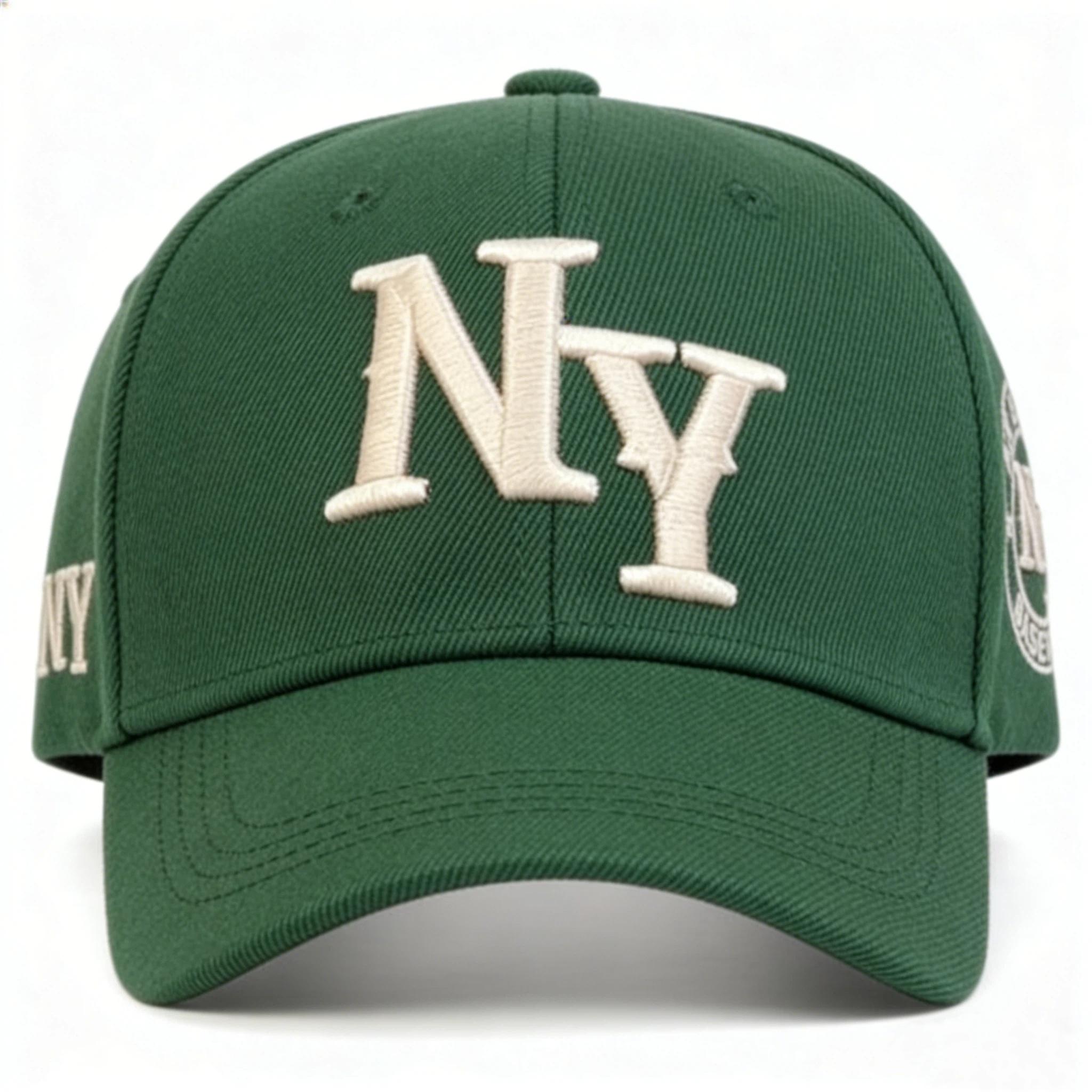 Vintage Washed NY Lettering Baseball Hat - Retro Aesthetic Distressed Dad Cap for Men Women - Breathable Lightweight Sun Hat for Summer, Fall, Winter, Spring - Trendy Hip Hop Street Style Accessory