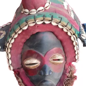 Antique Dan Mask from Ivory Coast West African Region Ceremonial Mask Acquired from Salaga Market Authentic Cultural Artifact