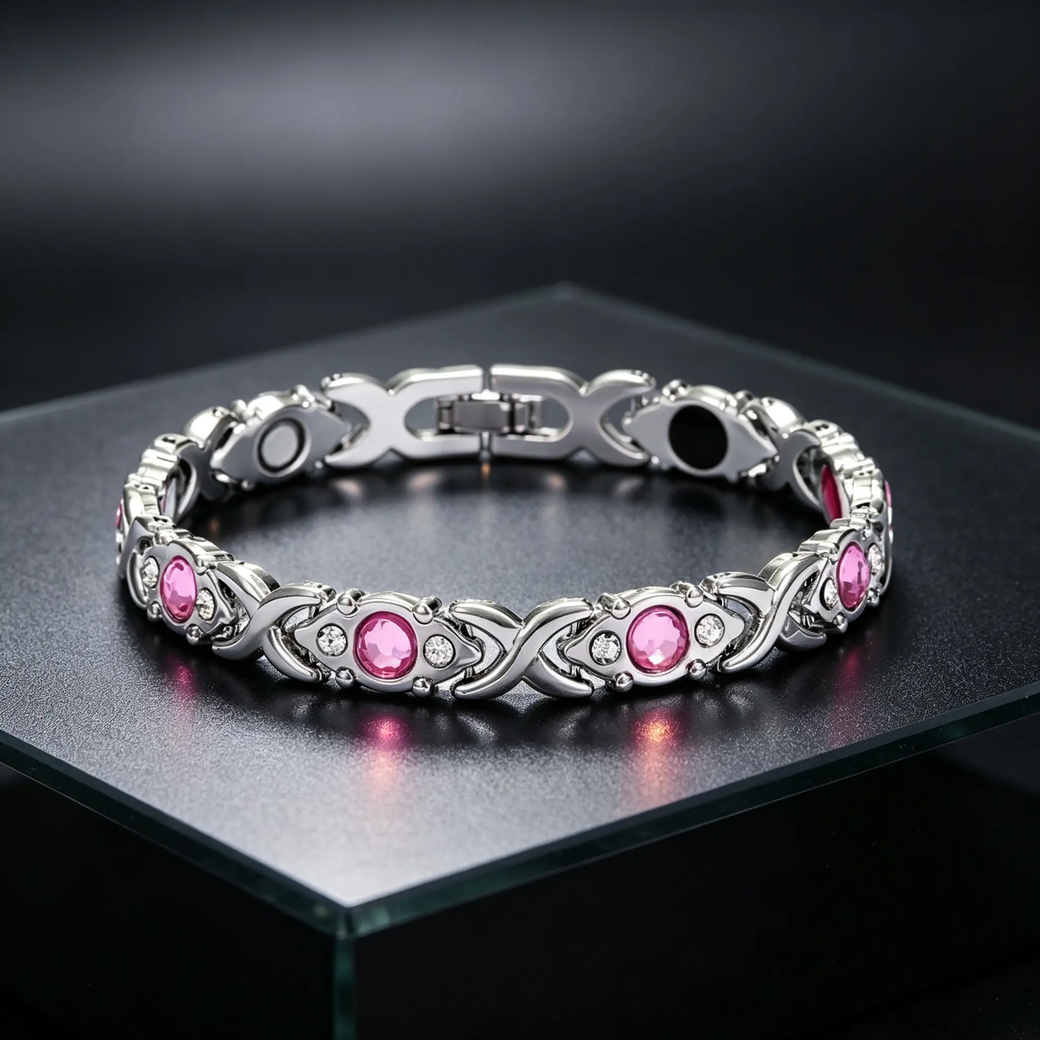 Mom Gift Adjustable Slider Metal Bracelet - Eco-Friendly Alloy Wristband with Diamonds, Elegant Bracelets Jewelry, Fashionable Style Blending Wellness & Fashion, Elegant Jewelry Bracelet