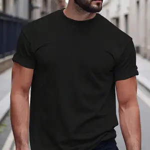 Men's Plain Round Neck Short Sleeve Casual Top 100% Cotton Summer Streetwear Tshirt Tropical Crewneck Shortsleeve Daily Wear Tee Tiktok Shop Deals Summer Outfits Summer Clothes Men Clothing Sale Gifts for him