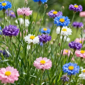 Cornflower Seeds for Beginners – Low Maintenance Outdoor Flower Seeds for Backyard, Farmhouse Garden, Container Planting & Natural Style Landscapes