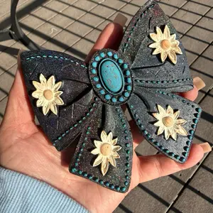 3D bow flower car freshie freshener western boho