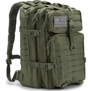 45L Military Tactical Backpacks For Men Camping Hiking Trekking Daypack Bug Out Bag Lage MOLLE 3 Day Assault Pack