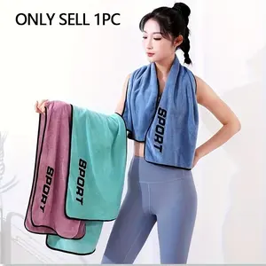 Microfiber Gym Towels Bigger Size Super Soft for Exercise Fitness, Sports, Workout, 11.8-Inch x 43.3-Inch Quick-Drying Towels, Microfiber Beach Towel, Soft Absorbent Towel