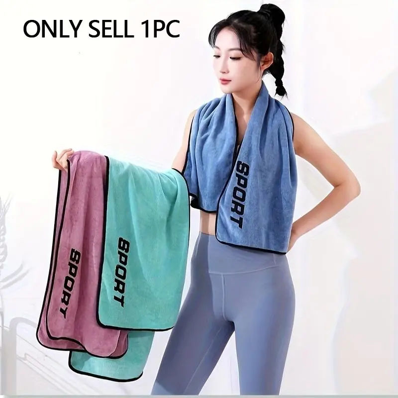 Microfiber Gym Towels For Sweat Bigger Size Super Soft for Exercise Fitness, Sports, Workout, 11.8-Inch x 43.3-Inch Quick-Drying Towels, Microfiber Beach Towel, Soft Absorbent Towel