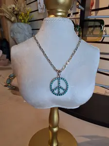 Peace Sign Fashion Necklace