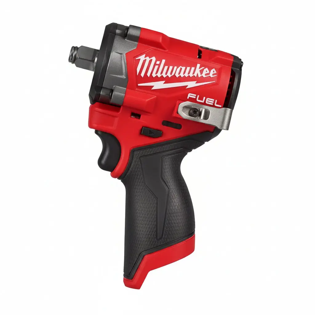 Milwaukee M12 FUEL™ Cordless High Torque Brushless Power Tool, 1/2" Stubby Impact Wrench (2563-20)