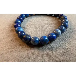 Lapis Lazuli Bead Bracelet natural crystal