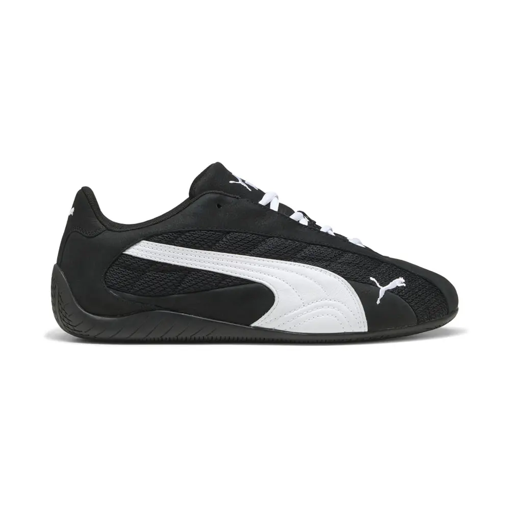 PUMA Mens Speedcat Plus Lace Up Sneakers Shoes Casual - Black