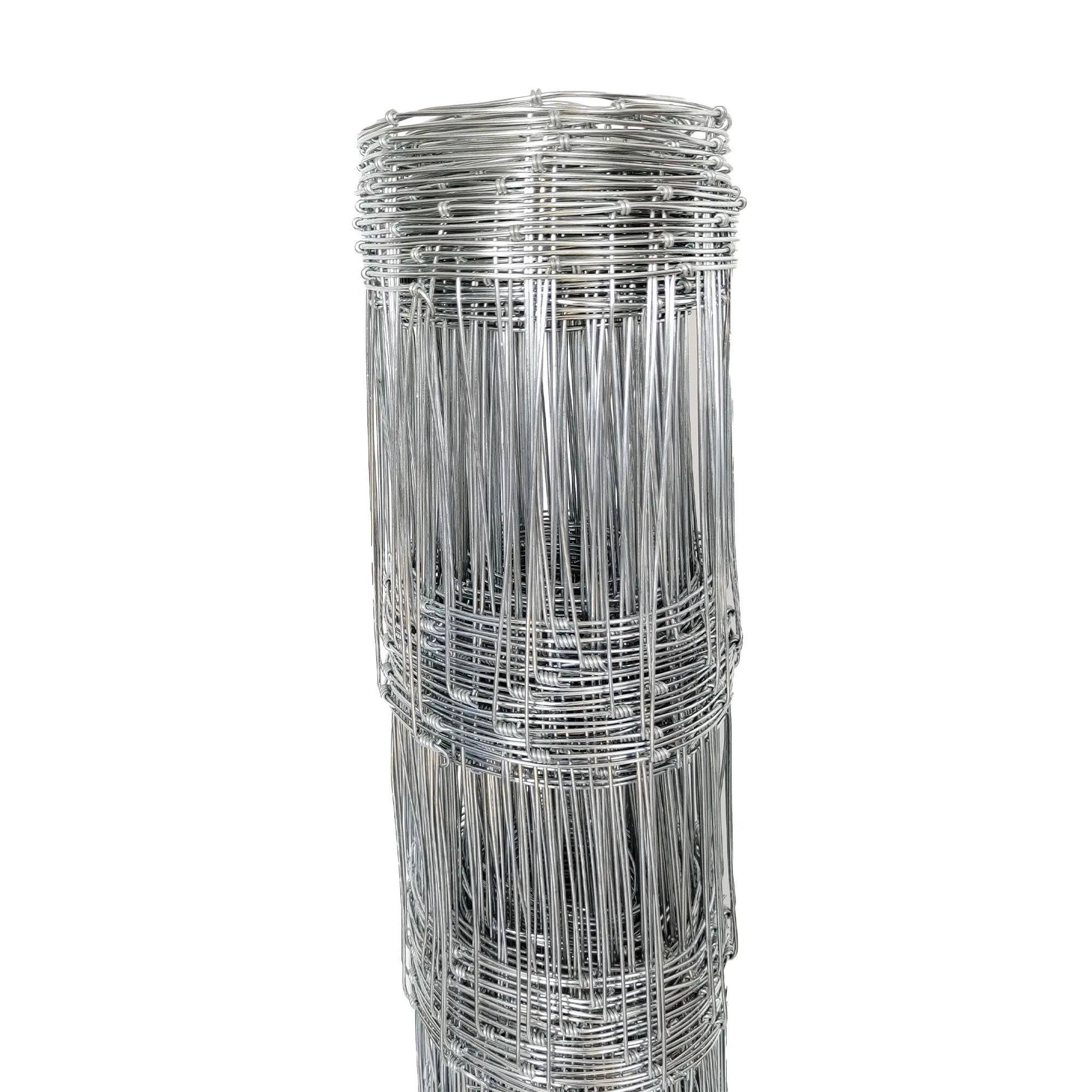14-Gauge Heavy-Duty Galvanized Zinc-Coated Steel Wire Farm Fence, 3ft x 164ft Tapered Mesh, Excellent Corrosion Resistance, Easy-to-Install Disassembled/Movable Fencing for Cattle, Deer, Garden Protection