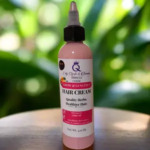 Hibiscus Shea & Chebe Hair Cream Length Retention Moisture curly method