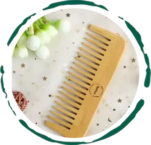 All-Natural Bamboo Hair Comb