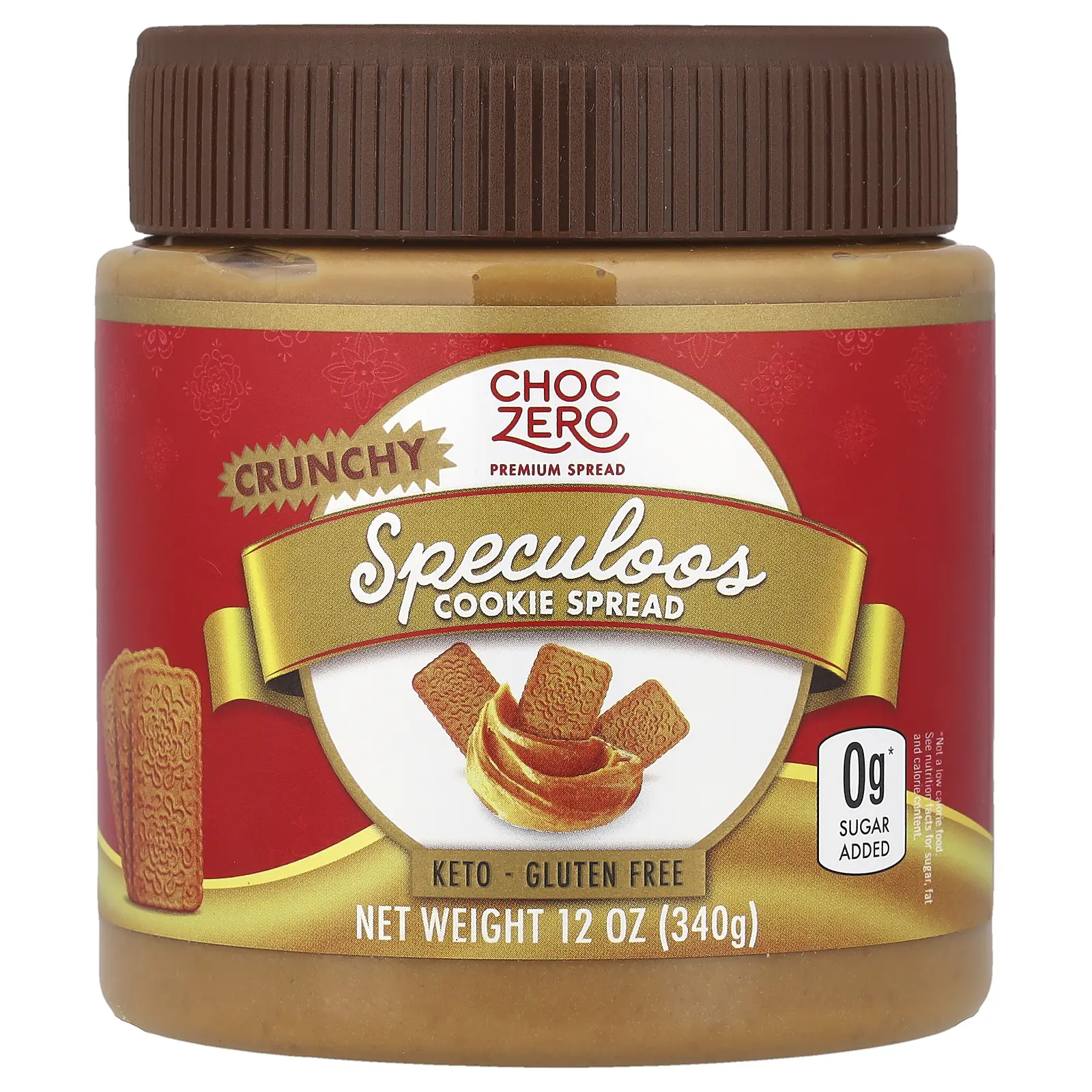 ChocZero Speculoos Cookie Spread, Crunchy, 12 oz (340 g) ChocZero Speculoos Cookie Spread, Crunchy, 12 oz (340 g)