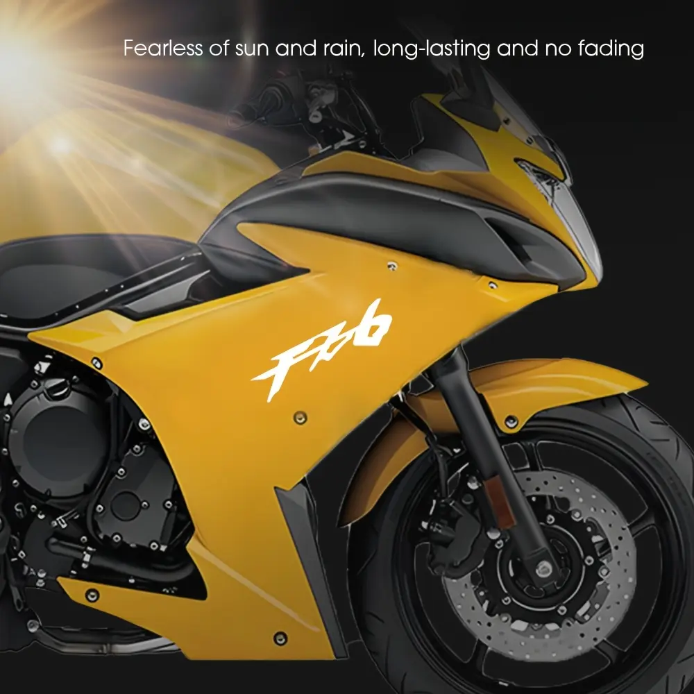 Yamaha FZ6 Motorcycle Front Waterproof Reflective Sticker Motorcycle Decorative Sticker Motorcycle Stickers