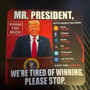Crypto President sticker/s